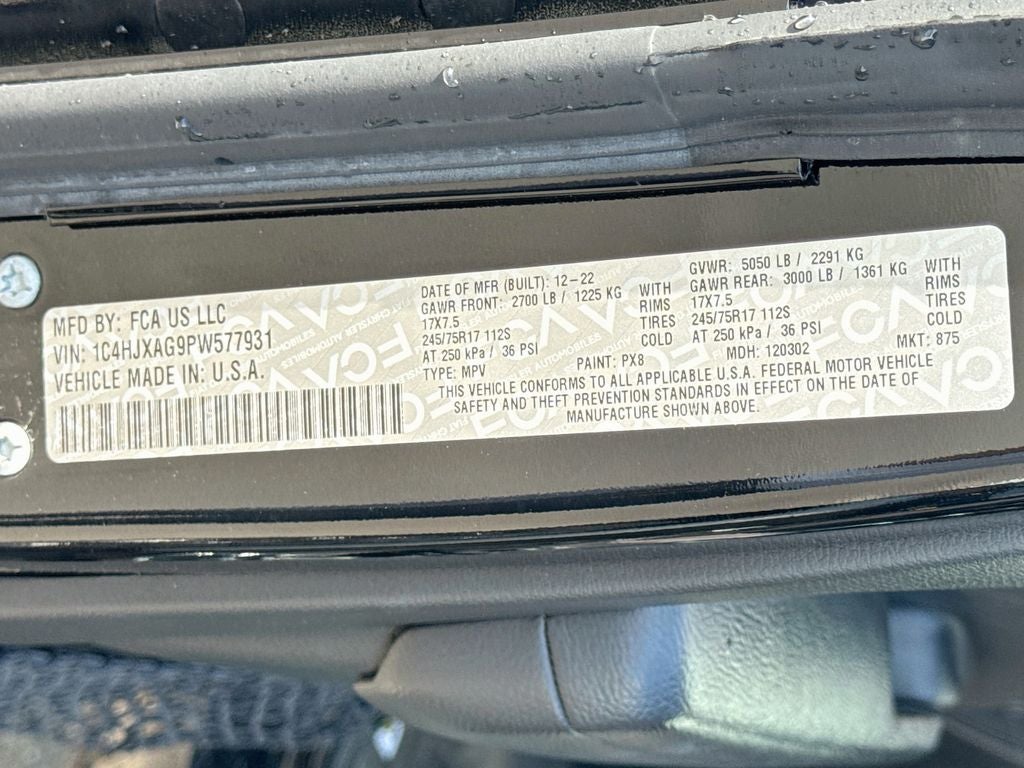 2023 Jeep Wrangler Sport S