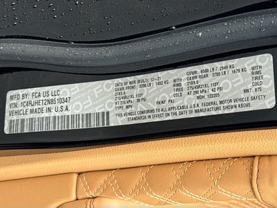 2022 Jeep Grand Cherokee Summit Reserve