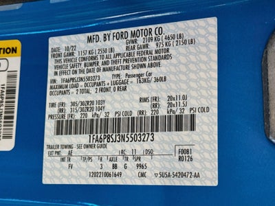 2022 Ford Mustang Shelby GT500