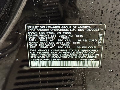 2023 Volkswagen Atlas Cross Sport 3.6L V6 SEL Premium R-Line