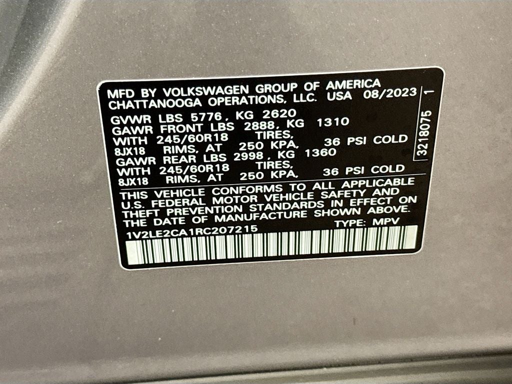 2024 Volkswagen Atlas Cross Sport 2.0T SE