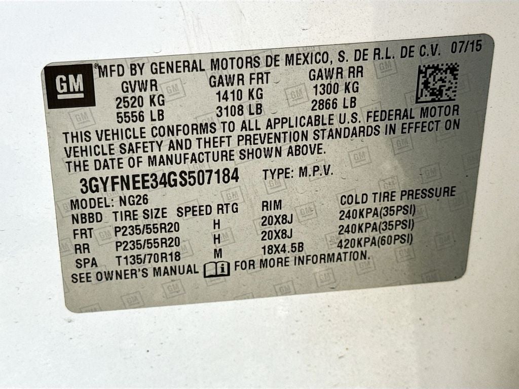 2016 Cadillac SRX Luxury