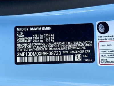 2024 BMW M2 Base