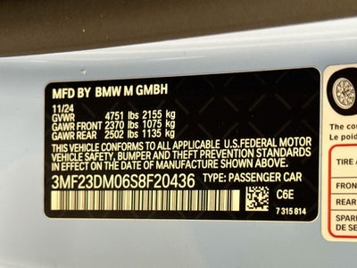 2025 BMW M2 Base