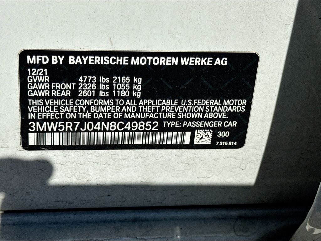 2022 BMW 3 Series 330i xDrive