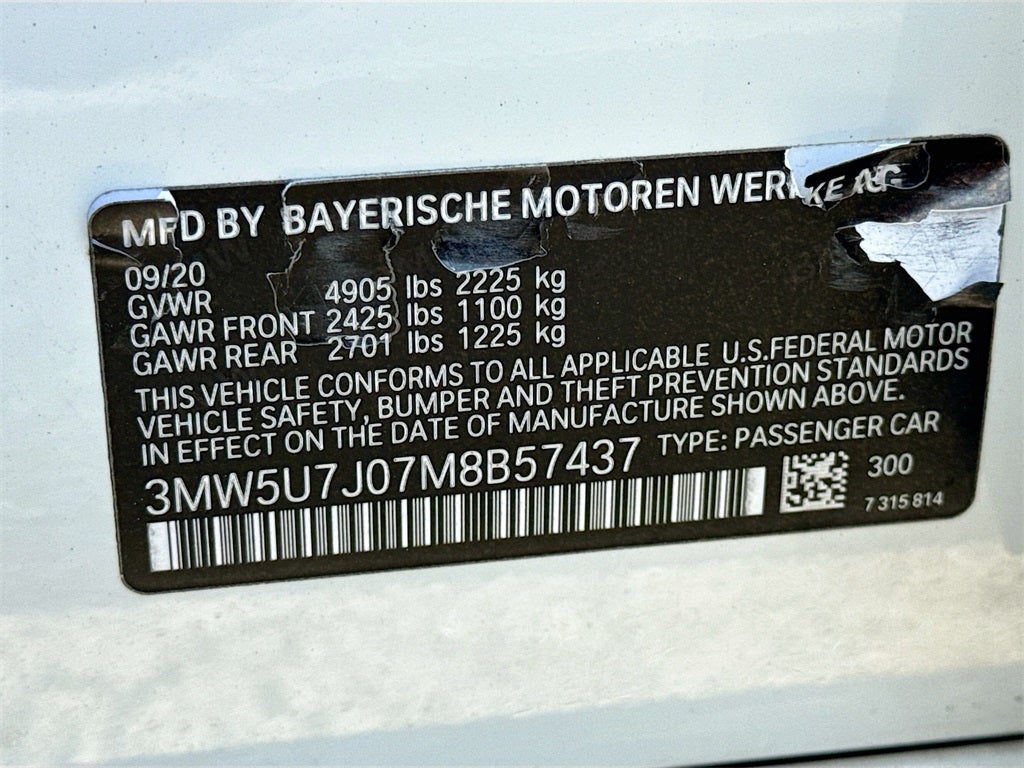 2021 BMW 3 Series M340i