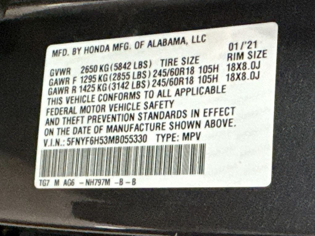 2021 Honda Pilot EX-L