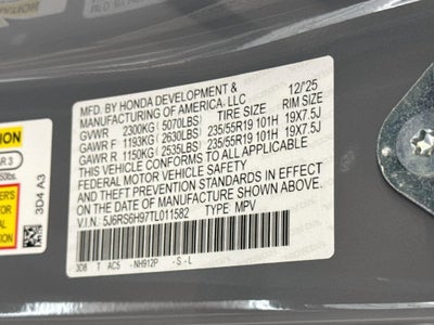 2026 Honda CR-V Hybrid Sport Touring