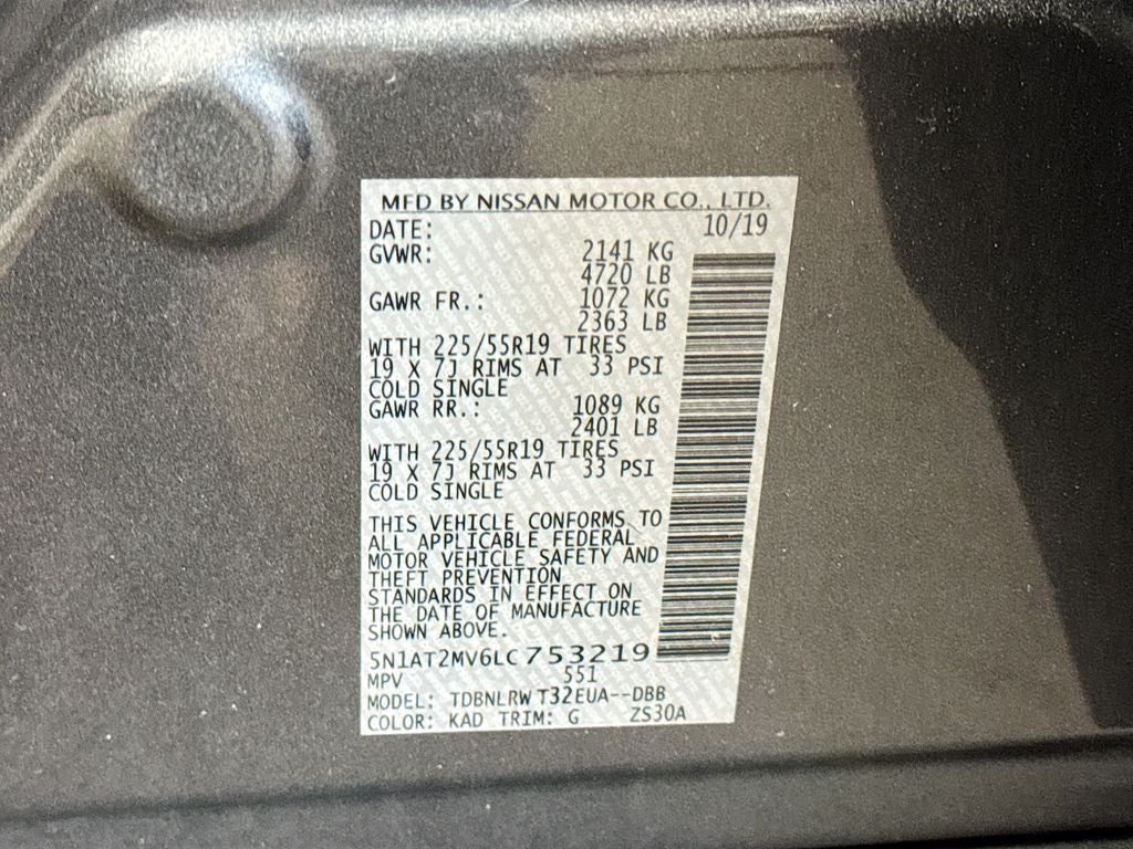 2020 Nissan Rogue SL