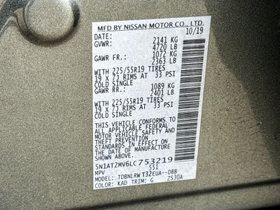 2020 Nissan Rogue SL