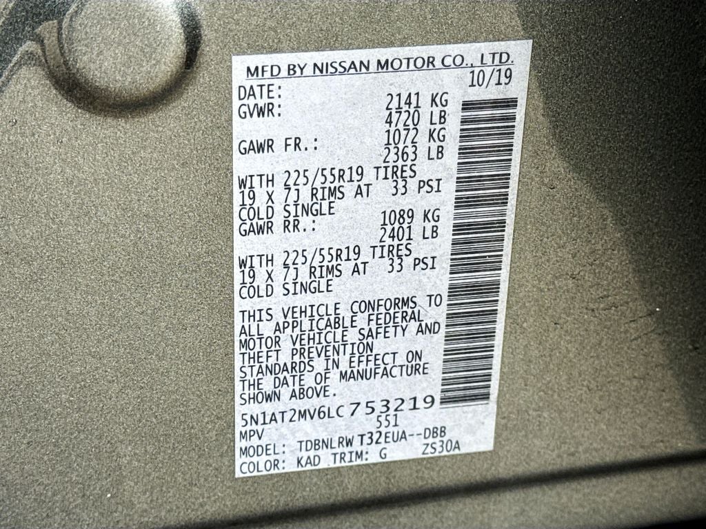 2020 Nissan Rogue SL