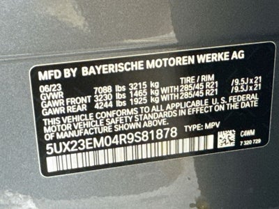 2024 BMW X7 xDrive40i