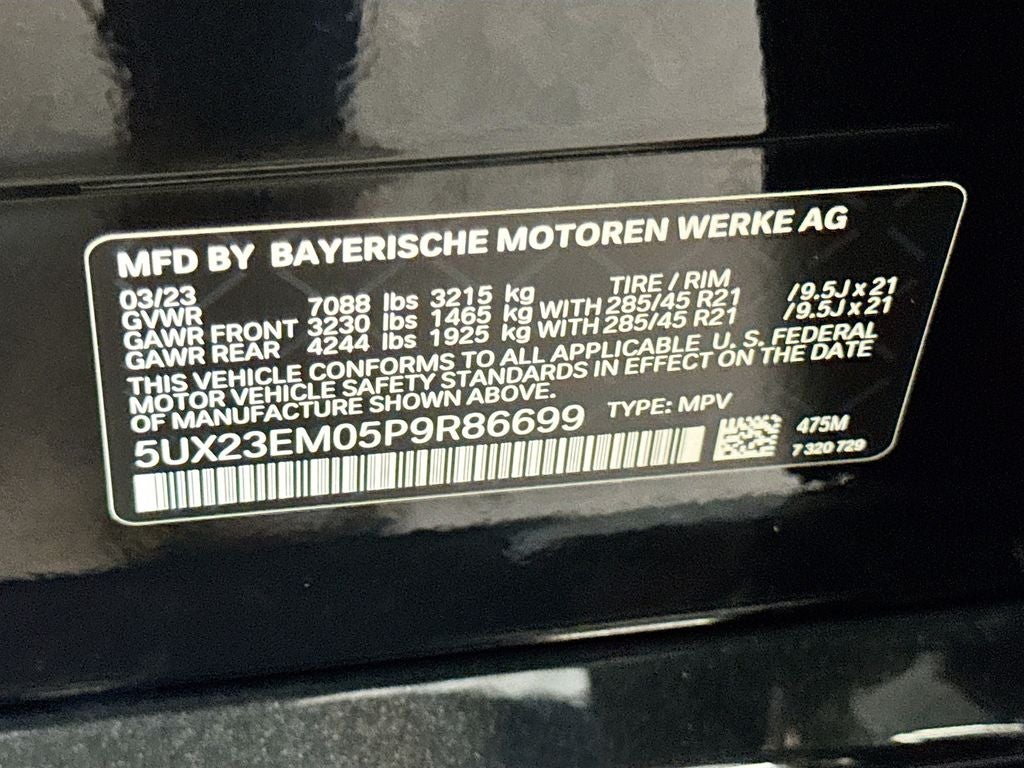 2023 BMW X7 xDrive40i