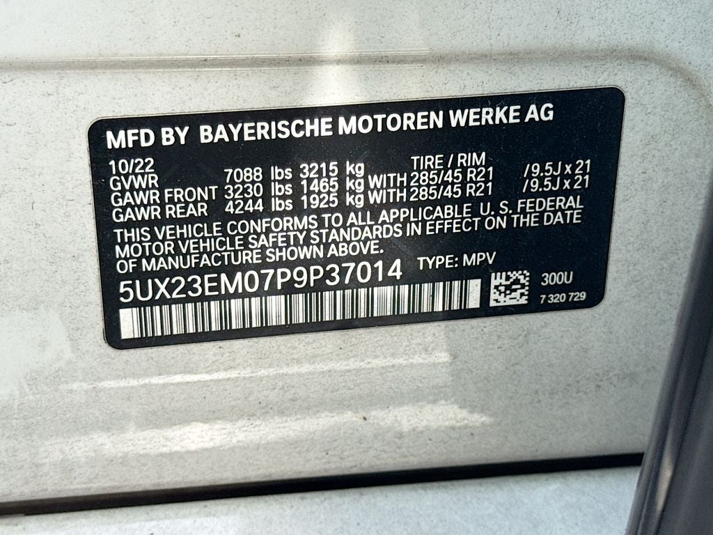 2023 BMW X7 xDrive40i