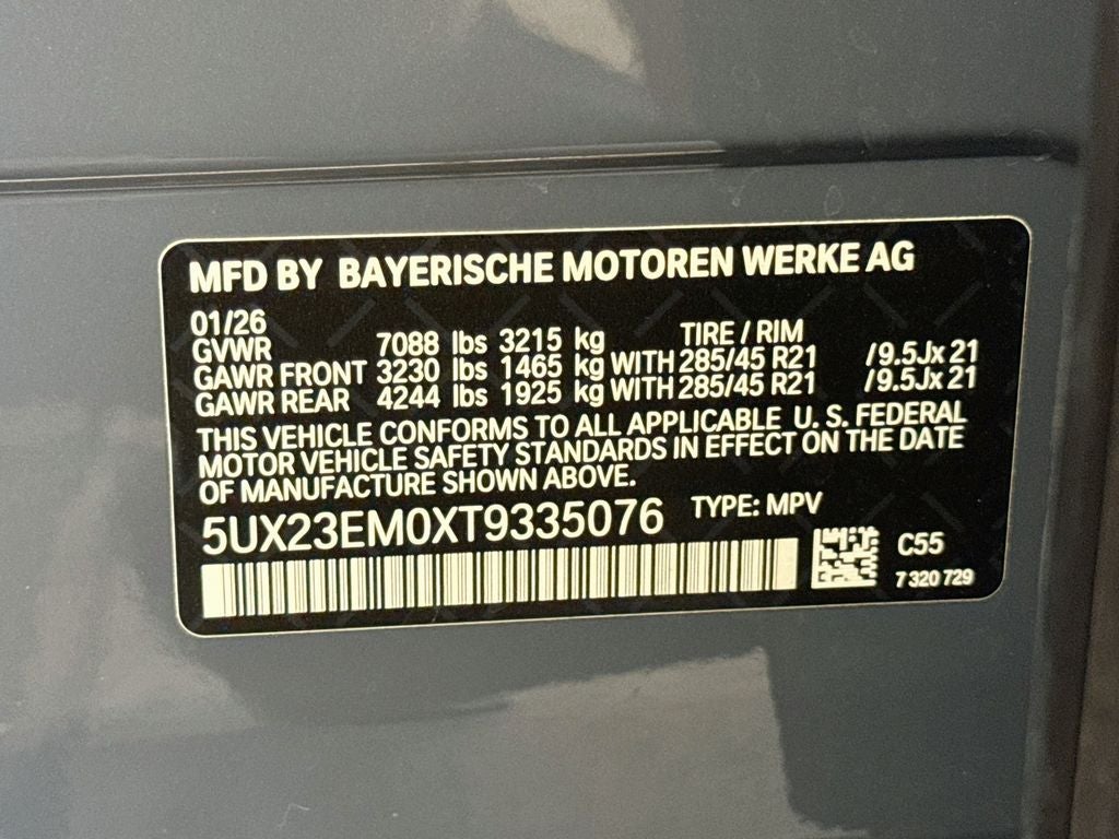 2026 BMW X7 xDrive40i