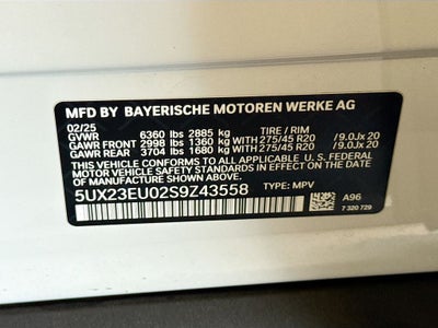 2025 BMW X5 xDrive40i