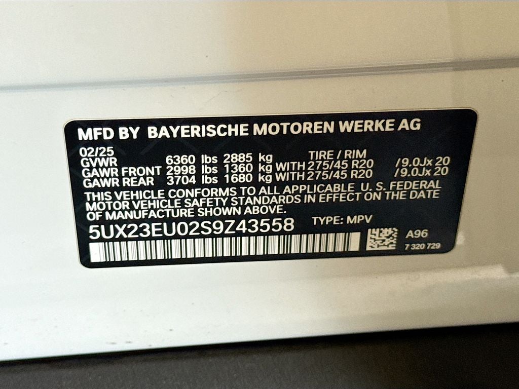 2025 BMW X5 xDrive40i