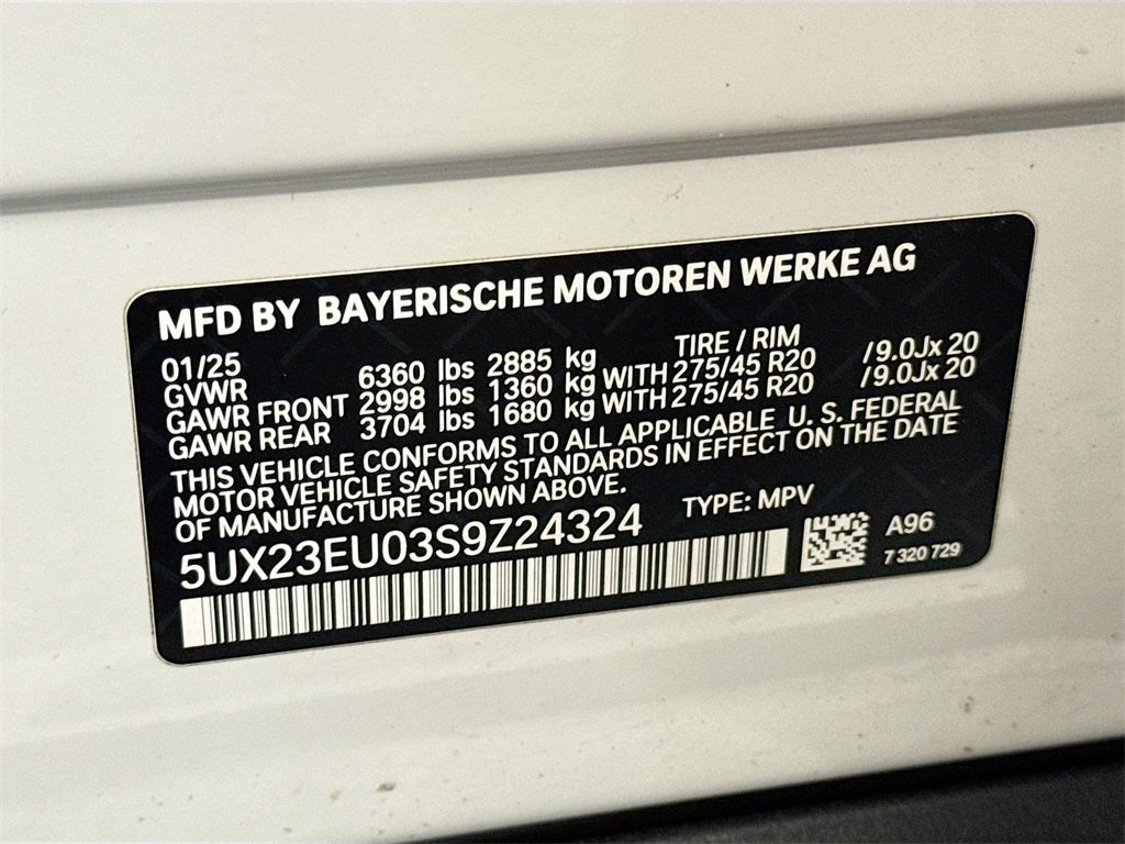 2025 BMW X5 xDrive40i