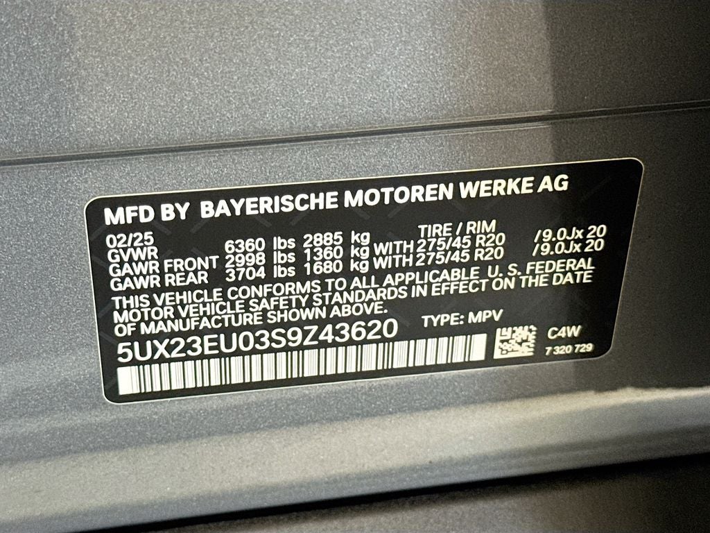 2025 BMW X5 xDrive40i