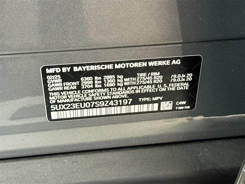 2025 BMW X5 xDrive40i