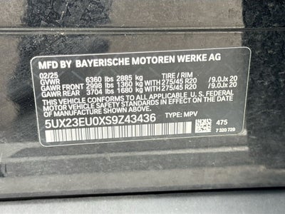 2025 BMW X5 xDrive40i