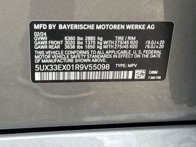 2024 BMW X6 xDrive40i