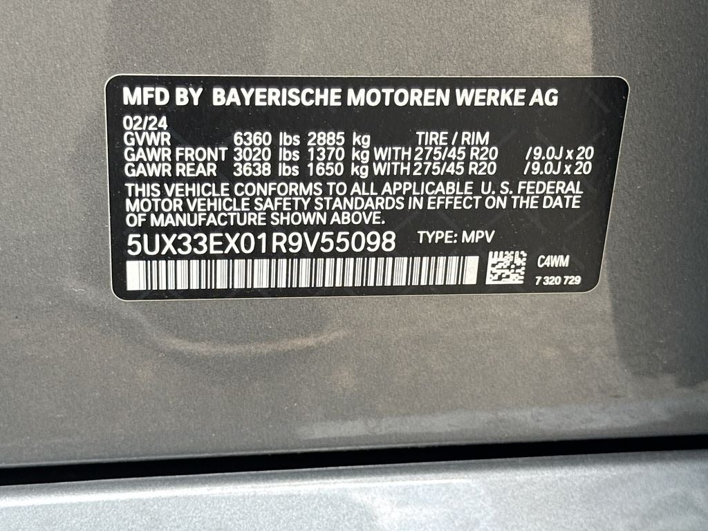 2024 BMW X6 xDrive40i