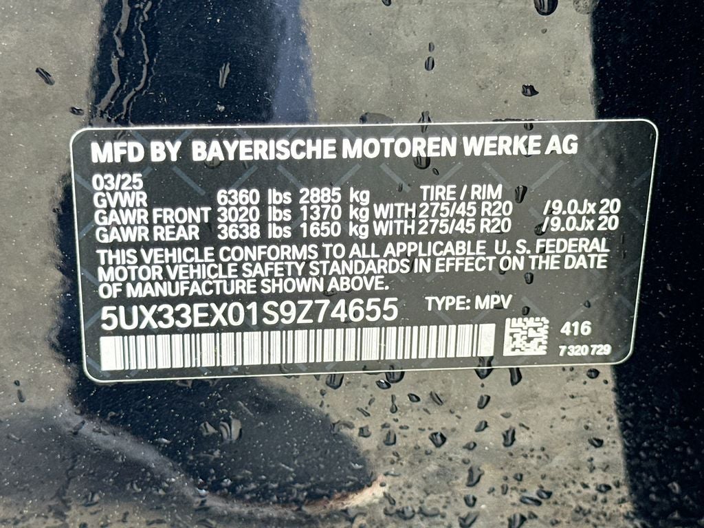 2025 BMW X6 xDrive40i