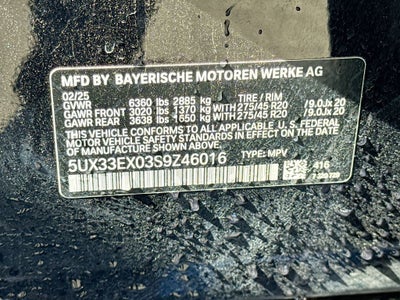 2025 BMW X6 xDrive40i
