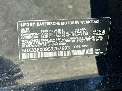2025 BMW X6 xDrive40i
