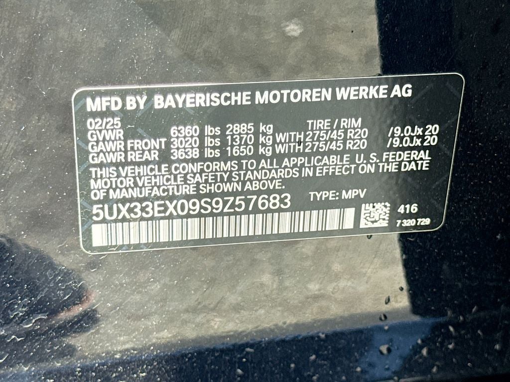 2025 BMW X6 xDrive40i