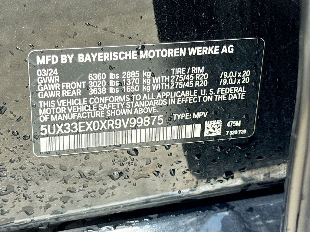2024 BMW X6 xDrive40i