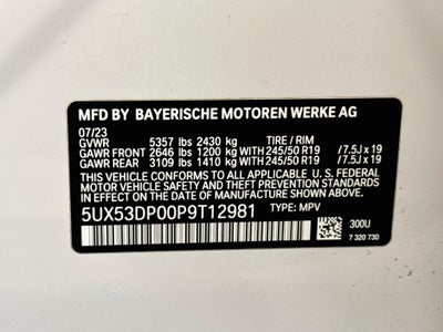 2023 BMW X3 xDrive30i