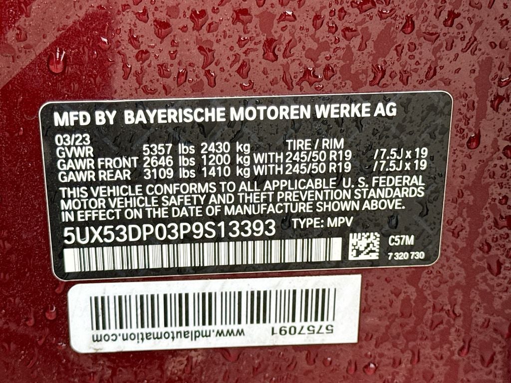 2023 BMW X3 xDrive30i