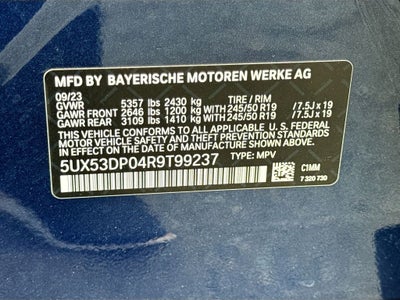 2024 BMW X3 xDrive30i