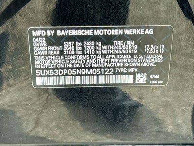 2022 BMW X3 xDrive30i