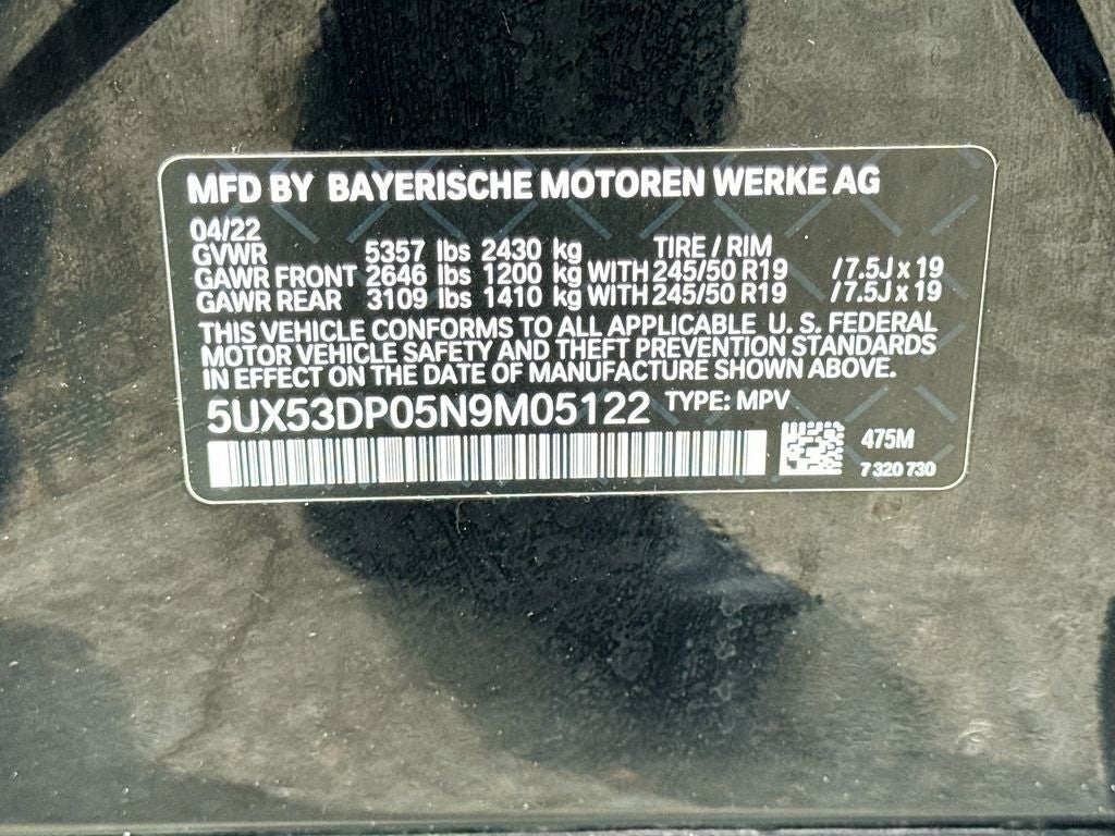 2022 BMW X3 xDrive30i