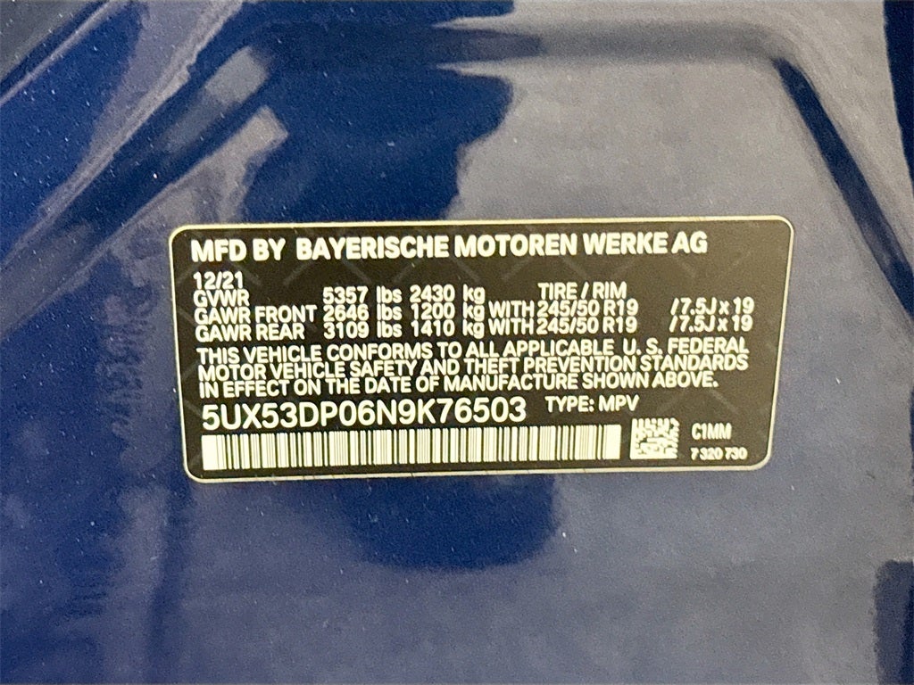 2022 BMW X3 xDrive30i