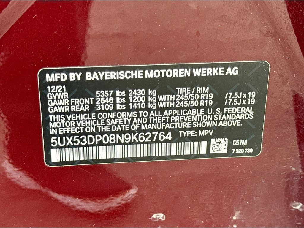 2022 BMW X3 xDrive30i