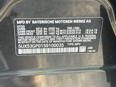 2025 BMW X3 30 xDrive
