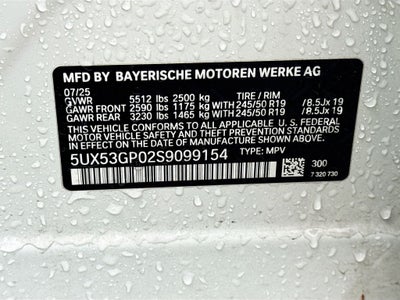2025 BMW X3 30 xDrive