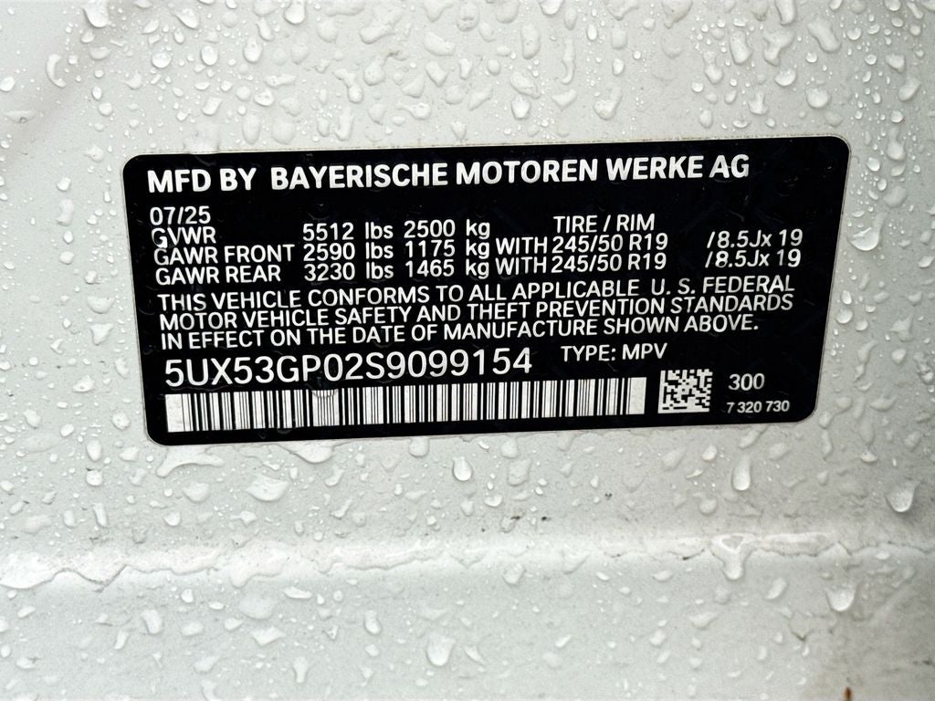 2025 BMW X3 30 xDrive
