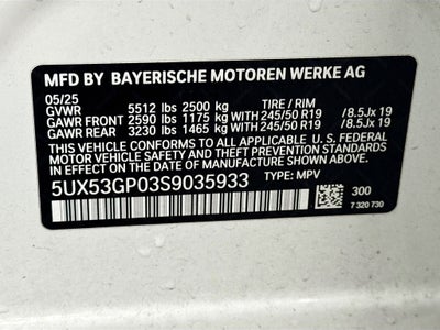 2025 BMW X3 30 xDrive