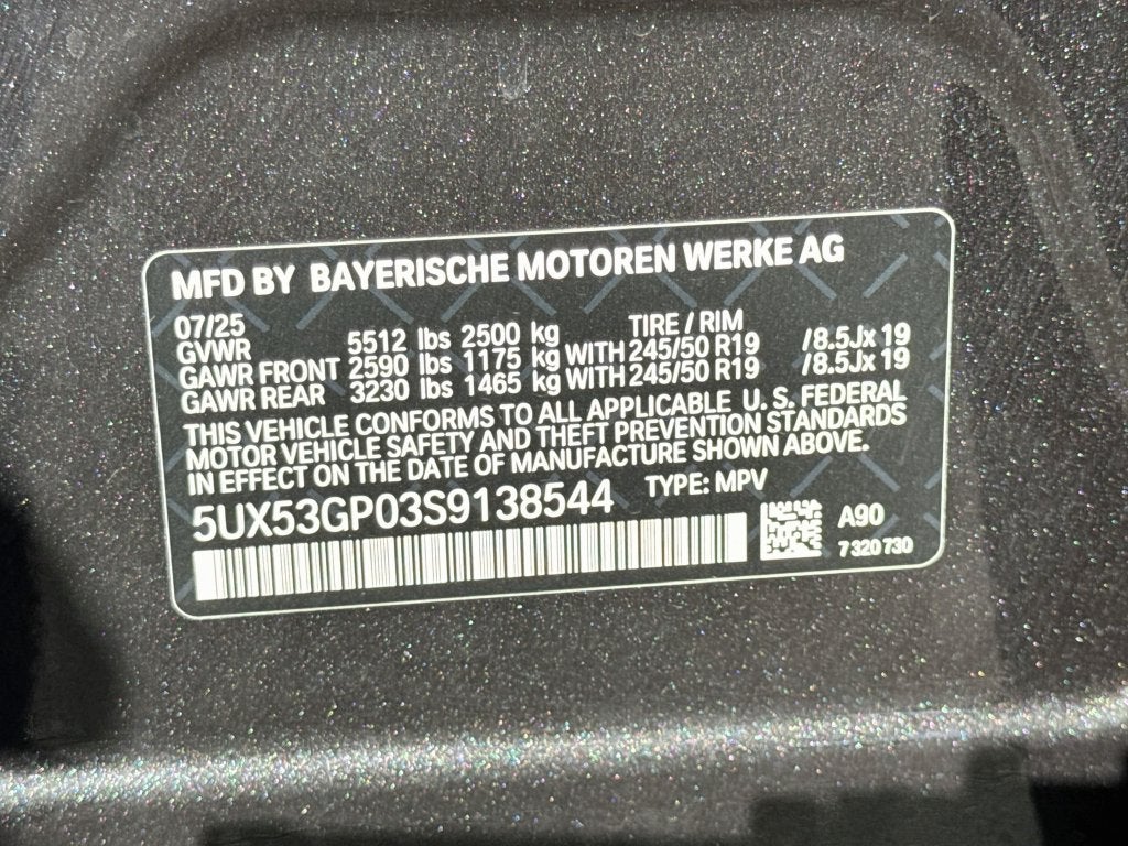 2025 BMW X3 30 xDrive