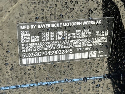 2025 BMW X3 30 xDrive
