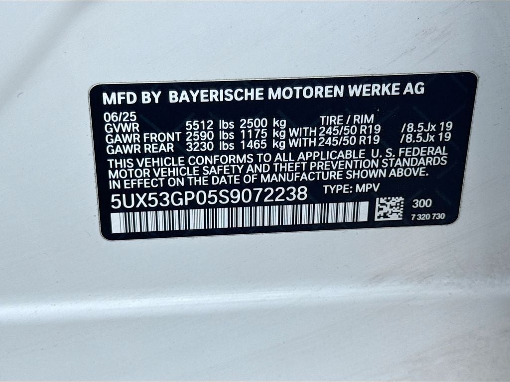 2025 BMW X3 30 xDrive
