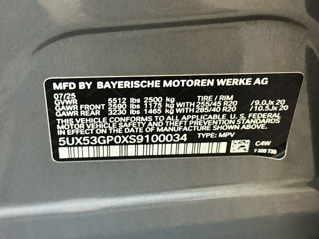 2025 BMW X3 30 xDrive