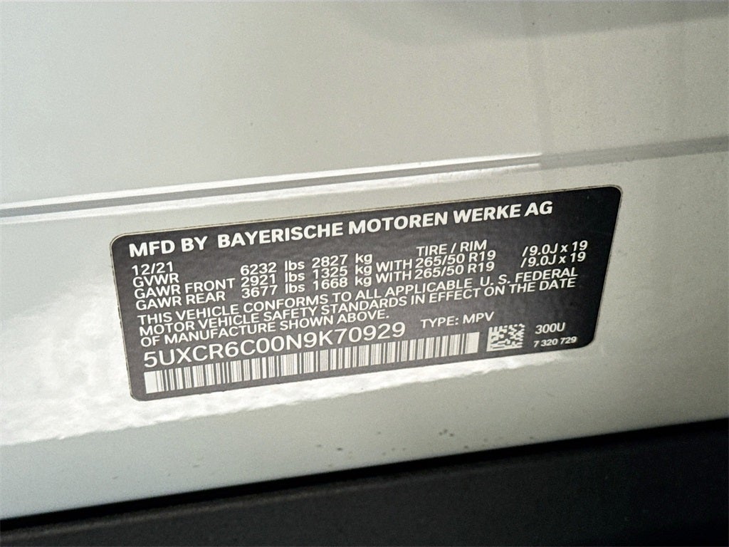 2022 BMW X5 xDrive40i