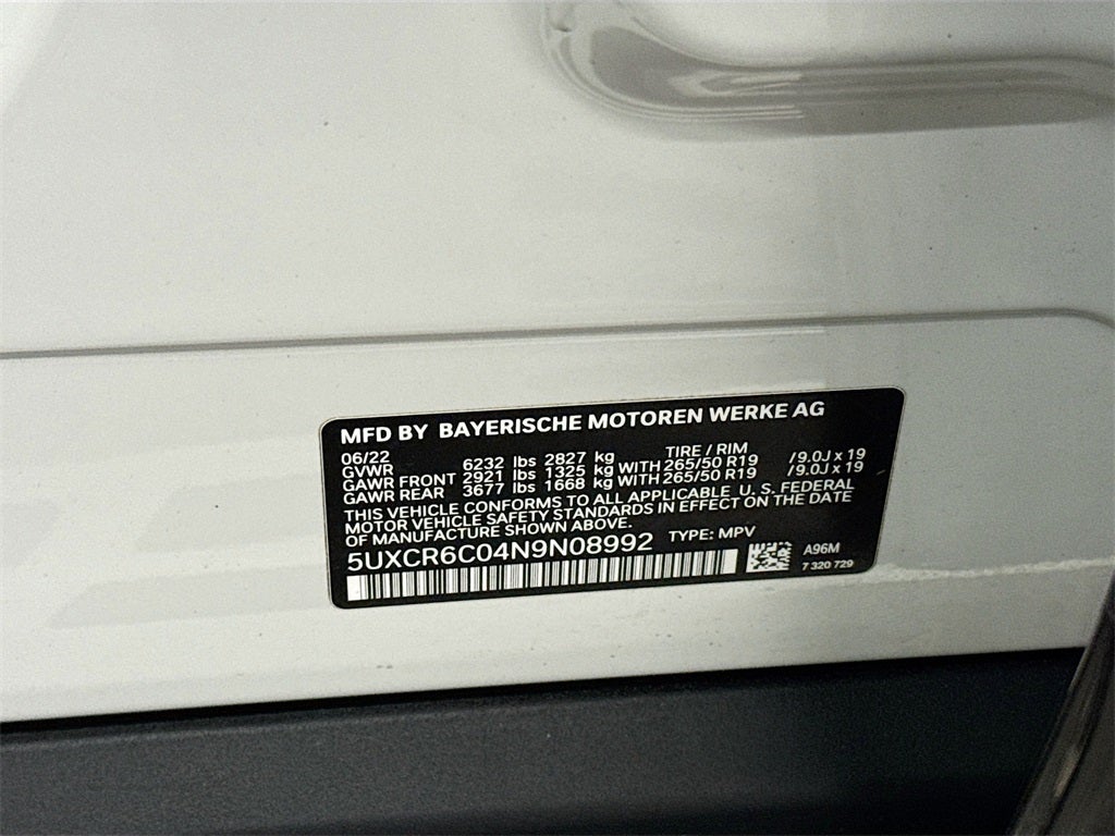 2022 BMW X5 xDrive40i