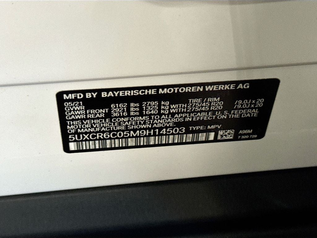 2021 BMW X5 xDrive40i